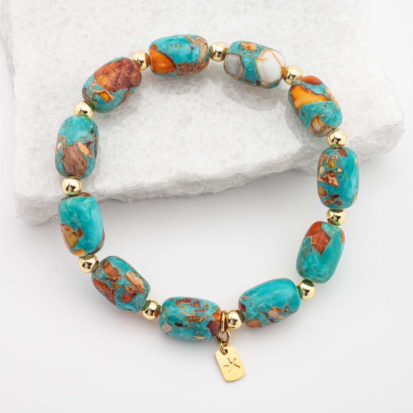 Bloom Emperor Stone Beaded Bracelet