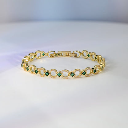 Bracelet in Emerald